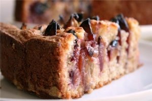 пирог сливовый