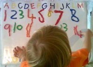 рисует цифры