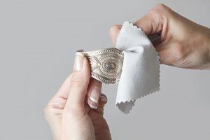 чистка серебра