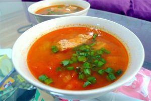 томатный суп из говядины