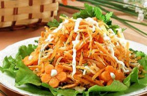 салат с сельдереем и морковью