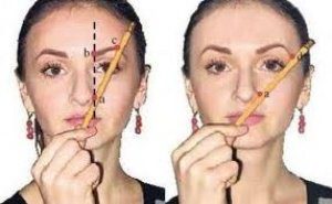 выщипать брови красиво