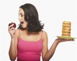 яблоко и булки