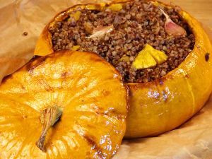 Гречневая каша в тыкве