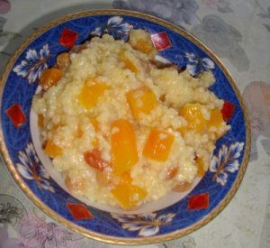 пшенка с тыквой и курагой