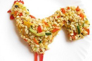 перловка с овощами