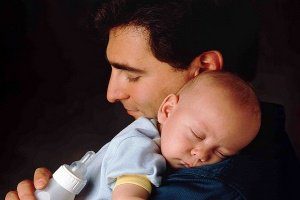 папа и малыш