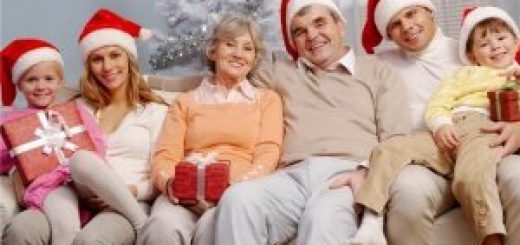 новый год в семейном кругу