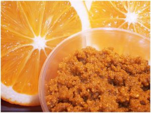 апельсин скраб фото