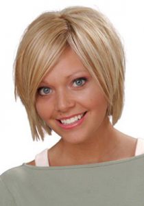 короткие стрижки для круглой формы лица