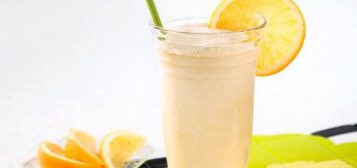 молочный коктейль с апельсином