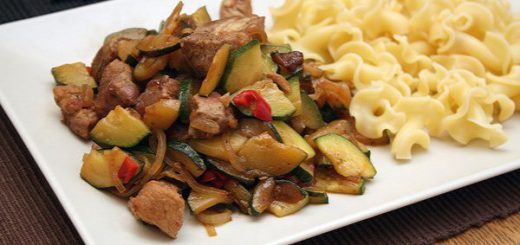 цуккини с мясом курицы