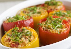 Перец фаршированный мясом