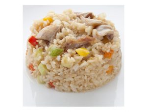 Рис с овощами и курицей