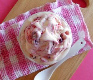 Мороженое из риса и мармелада