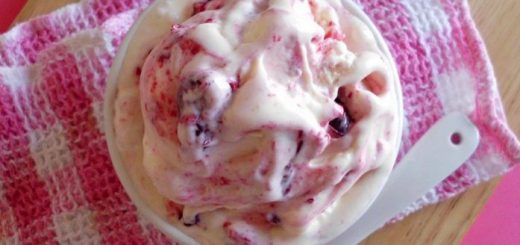 Мороженое из риса и мармелада