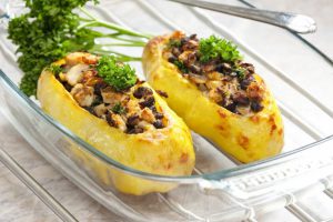 Картофель фаршированный